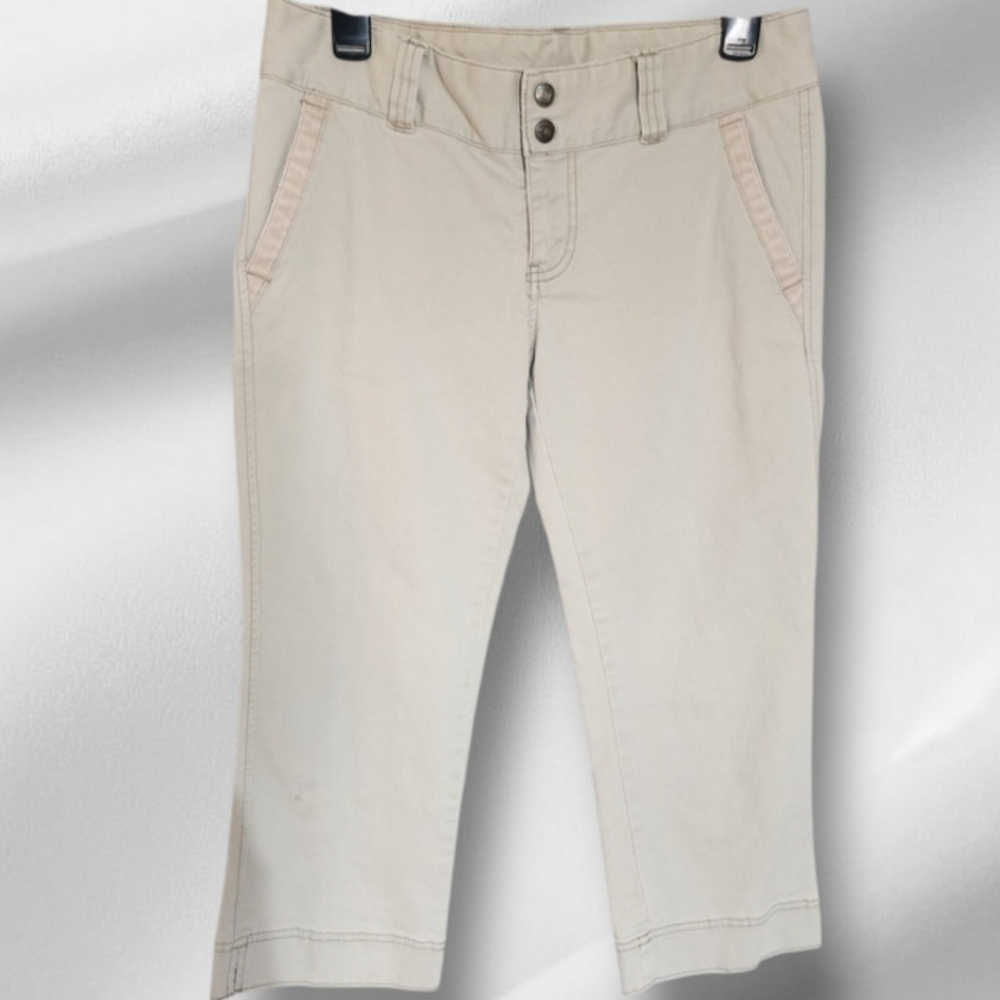 American Eagle Beige Cropped Pants
